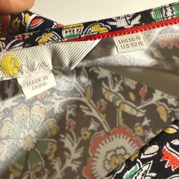 Boden Floral Long Sleeve Dress - Multicolor - Picture 6 of 6